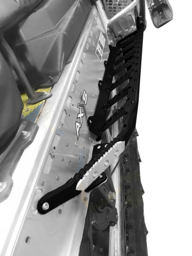Skinz Protective Gear - Skinz Protective Gear Burandt Tri-Lite Shorty Running Boards - BPAFRB238-TL-FBK