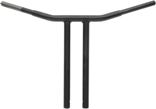 Drag Specialties - Drag Specialties 1-1/4in. Buffalo T-Bar w/Straight Risers - 16in. - Flat Black - 0601-4290