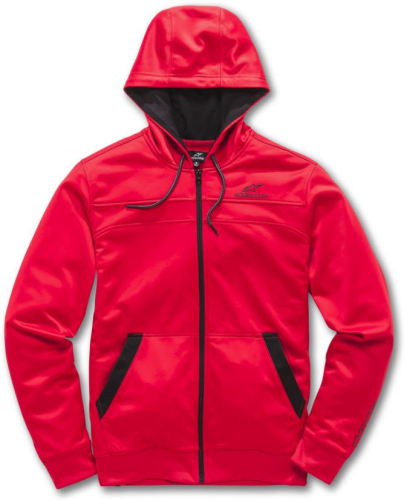 Alpinestars - Alpinestars Freeride Fleece Front Zip Hoody - 1018-53010-30-S - Red - Small