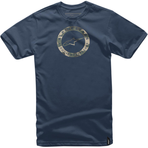 Alpinestars - Alpinestars Ring T-Shirt - 1037-72064-70-M - Navy - Medium