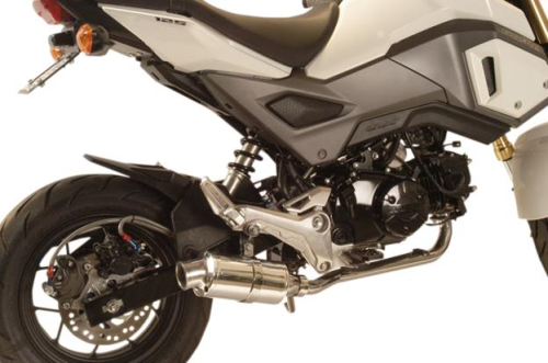 Mac - Mac Low Mount 1-1/4in. Exhaust System - Black Ceramic - AC1-0125BK
