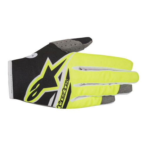Alpinestars - Alpinestars Radar Flight Youth Gloves - 3541818-155-L - Black/Yellow - Large