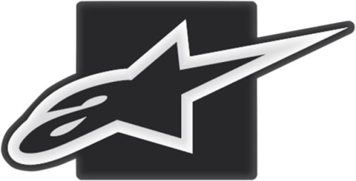 Alpinestars - Alpinestars MX Trailer Hitch Cover - Black/White - 1037-94000-1020