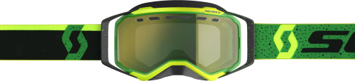 Scott USA - Scott USA Prospect Snowcross Goggles - 262581-1089325 - Green/Black / Amp Yellow Chrome Lens - OSFM