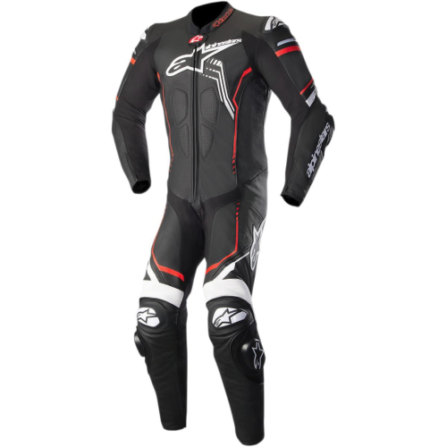Alpinestars - Alpinestars GP Plus One-Piece Leather Suit V2 - 3150518-1231-60 - Black/White/Red Fluo - 50