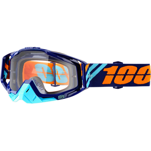 100% - 100% Racecraft Calculus Goggles - 50100-217-02 - Calculus Navy / Purple / Clear Lens - OSFM
