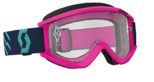 Scott USA - Scott USA Recoil XI Goggles - 262596-5722113 - Pink/Teal / Clear Works Lens - OSFM