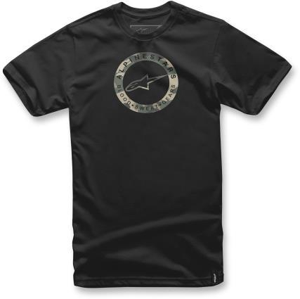 Alpinestars - Alpinestars Ring T-Shirt - 1037-72064-10-S - Black - Small