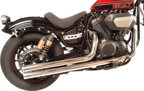 Mac - Mac Fat Stakkers 2 1/4in. Exhaust System - Chrome - 004-0924