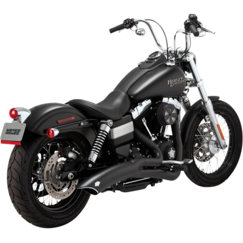 Vance & Hines - Vance & Hines Big Radius 2-Into-1 Exhaust System - Black - 48029