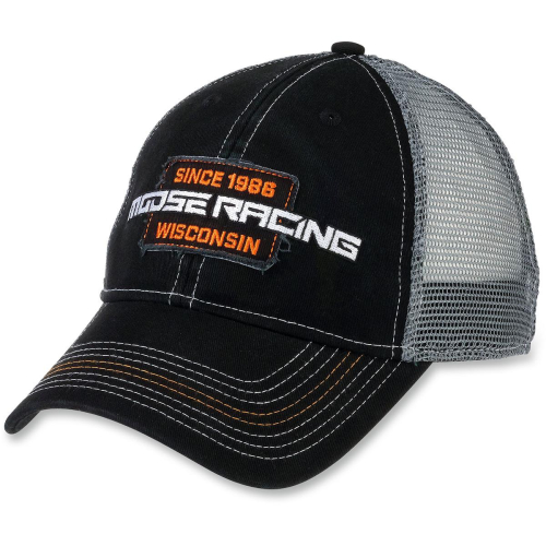 Moose Racing - Moose Racing Inception Hat - 2501-2805 - Black - OSFM