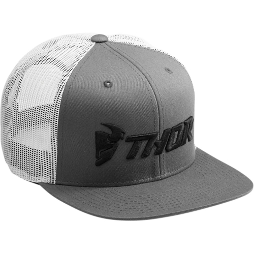 Thor - Thor Trucker Snapback Hat - 2501-2765 - Gray/White - OSFM