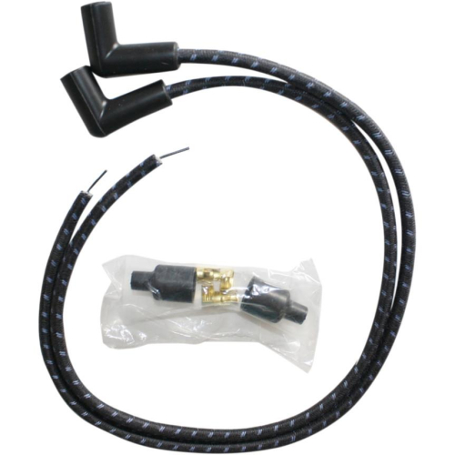 Sumax - Sumax 8mm Universal 90 Deg. Custom-Colored Plug Wires - Black/Blue - C76081