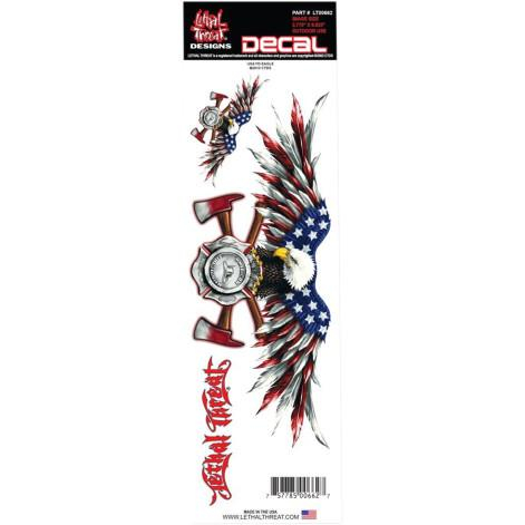 Lethal Threat - Lethal Threat USA FD Eagle Decal - LT00662