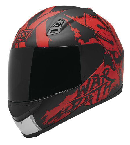 Speed & Strength - Speed & Strength SS700 War Path Helmet - 1111-0615-6151 - Red/White/Black - X-Small