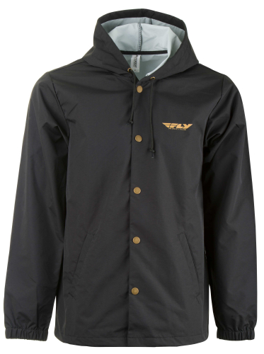 Fly Racing - Fly Racing Coaches Jacket - 354-6370S - Black - Small