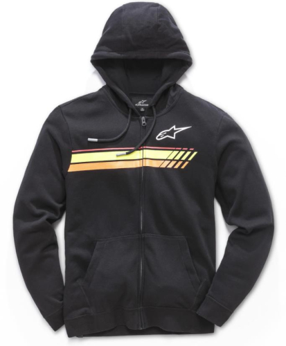 Alpinestars - Alpinestars Pivotal Fleece Zip Front Hoody - 1018-51112-10-2X - Black - 2XL