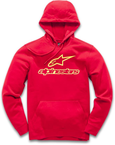 Alpinestars - Alpinestars Always Fleece Hoody - 1017-52006-3050-2X - Red/Yellow - 2XL