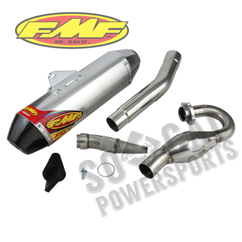 FMF Racing - FMF Racing Factory 4.1 RCT Full System - Stainless Steel/Aluminum Muffler - Carbon Fiber End Cap - 042361