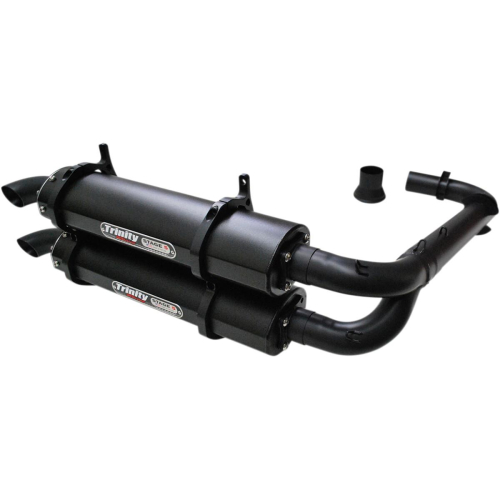 Trinity Racing - Trinity Racing Cerakote Dual Full Exhaust System - TR-4161-CB