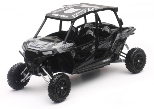 New Ray Toys - New Ray Toys 1:18 Scale ATV - Polaris RZR 4 Turbo XP Titanium - 57843C