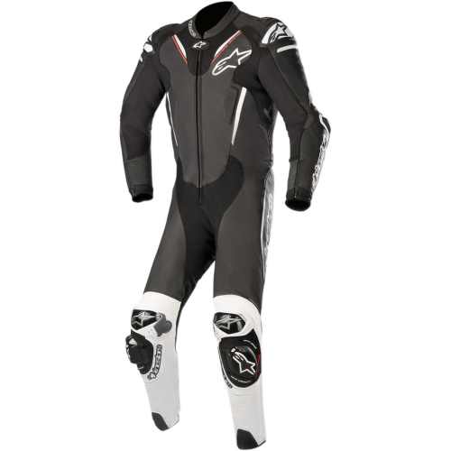 Alpinestars - Alpinestars Atem One-Piece Leather Suit V3 - 3156518-12-60 - Black/White - 50