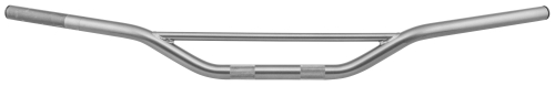 BikeMaster - BikeMaster 7/8in. Carbon Steel Handlebar - CR Mid Bend - Silver - 111857