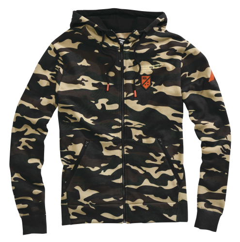 100% - 100% Interval Zip Hoody - 36023-064-12 - Green Camo - Large