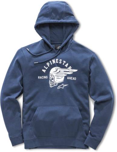 Alpinestars - Alpinestars Skullision Fleece Hoody - 1018-51114-7020-X - Navy/White - X-Large