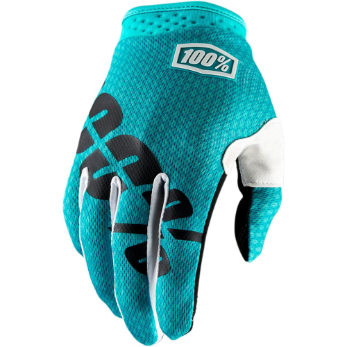 100% - 100% I-Track Youth Gloves - 10002-171-04 - Teal - Small