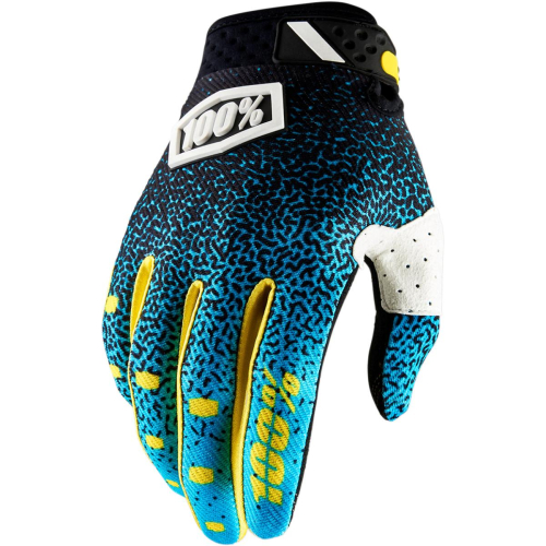 100% - 100% Ridefit Gloves - 10001-107-10 - Cyan - Small