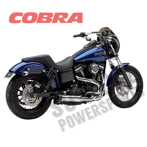 Cobra - Cobra El Diablo 3.5in. 2-Into-1 Exhaust System - Chrome - 6497