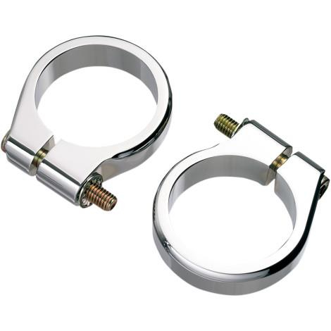 Joker Machine - Joker Machine Fork Tube Clamps for 49mm Fork Tubes - Chrome - 05-213-3C