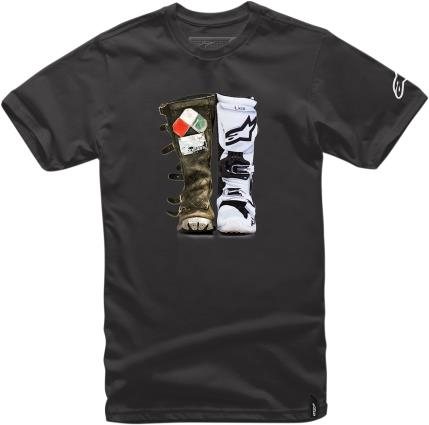 Alpinestars - Alpinestars Roots Classic T-Shirt - 10377210410XL - Black - X-Large