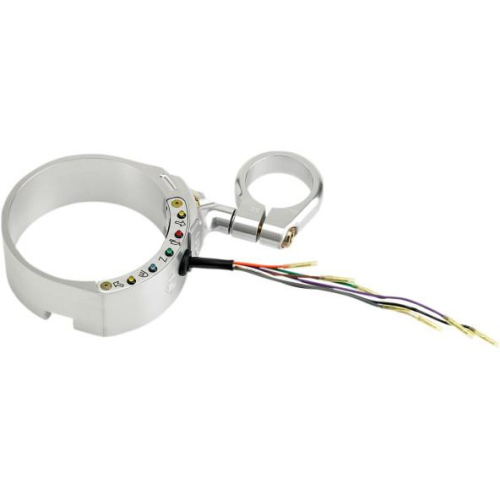 Joker Machine - Joker Machine Speedo Relocation Brackets with Easy Mount Clamp - Chrome - 10-307S