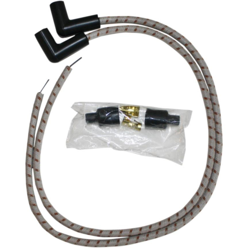 Sumax - Sumax 8mm Universal 90 Deg. Custom-Colored Plug Wires - Gray/Brown - C76101