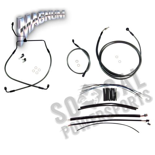 Magnum - Magnum Black Pearl Handlebar Installation Kit for 12-14in. Ape - 487911