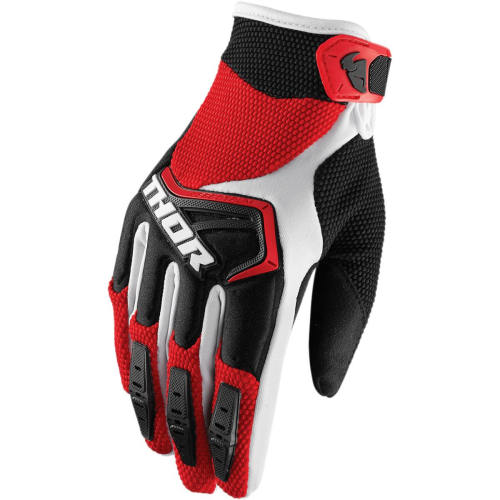 Thor - Thor Spectrum Youth Gloves - 3332-1218 - Red/Black/White - X-Small