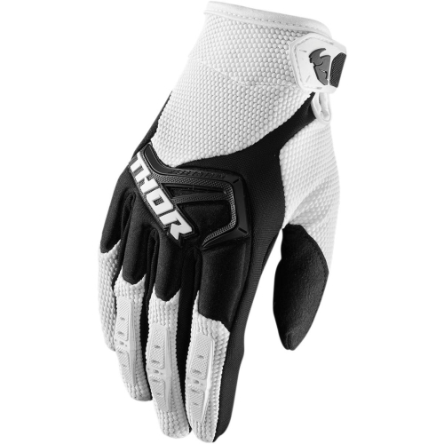 Thor - Thor Spectrum Youth Gloves - 3332-1223 - White/Black - X-Small