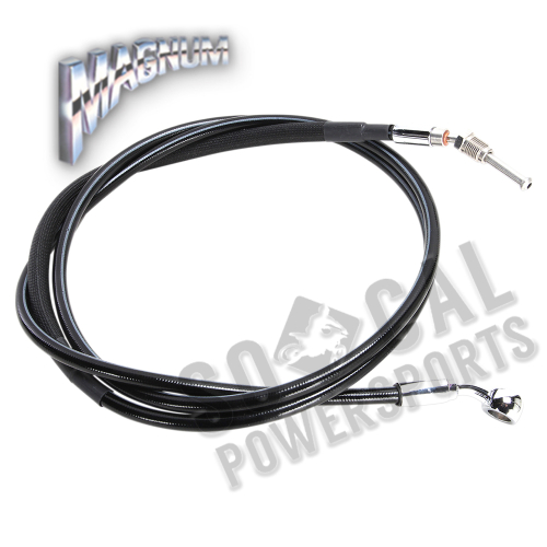 Magnum - Magnum XR Stainless Hydraulic Clutch Line - Stock Length - Black - SBC0108-62