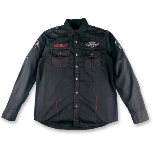 Lethal Threat - Lethal Threat Speed Power Long Sleeve Shirt - MG60119L - Black - Large