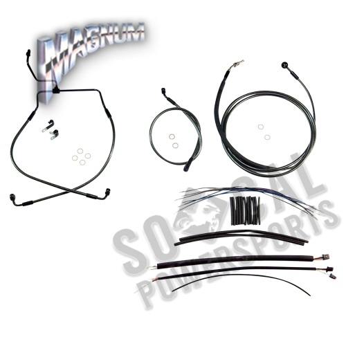 Magnum - Magnum Black Pearl Handlebar Installation Kit for 15-17in. Ape - 487862