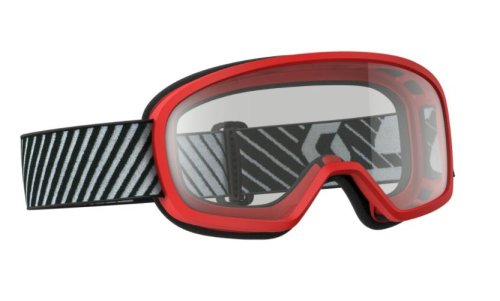 Scott USA - Scott USA Buzz MX Youth Goggles - 262579-0004043 - Red / Clear Works Lens - OSFM