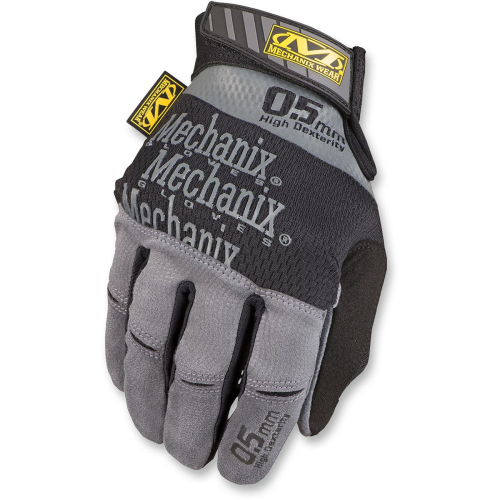 Mechanix Wear - Mechanix Wear Specialty 0.5mm High-Dexterity Gloves-MSD-05-008 Black/Gray Small