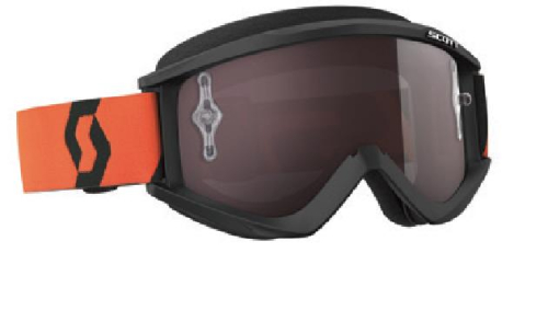 Scott USA - Scott USA Recoil XI Goggles - 262596-1009269 - Black/Orange / Silver Chrome Works Lens - OSFM