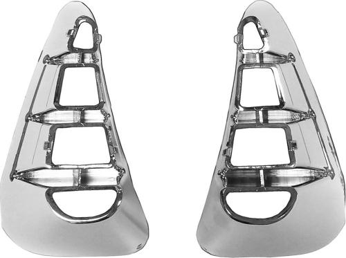 SoCalMotoGear - SoCalMotoGear Saddlebag Scuff Cover Inserts - Pair - Chrome - SCA200
