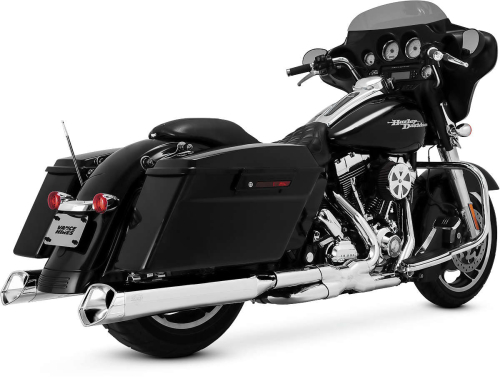 Vance & Hines - Vance & Hines Monster V Slip-On Mufflers - Chrome - 16565