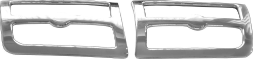 SoCalMotoGear - SoCalMotoGear Rear Speaker Trim - Pair - Chrome - SJ0039