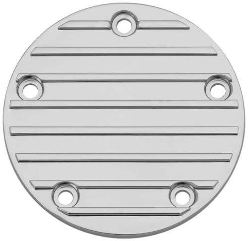 Kuryakyn - Kuryakyn Finned Timing Cover - Chrome - 9828