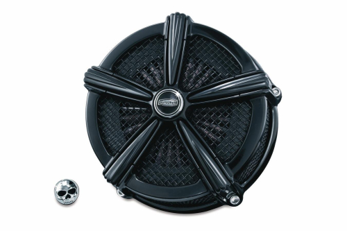Kuryakyn - Kuryakyn Mach 2 ECE Compliant Air Cleaner - Black - 9391